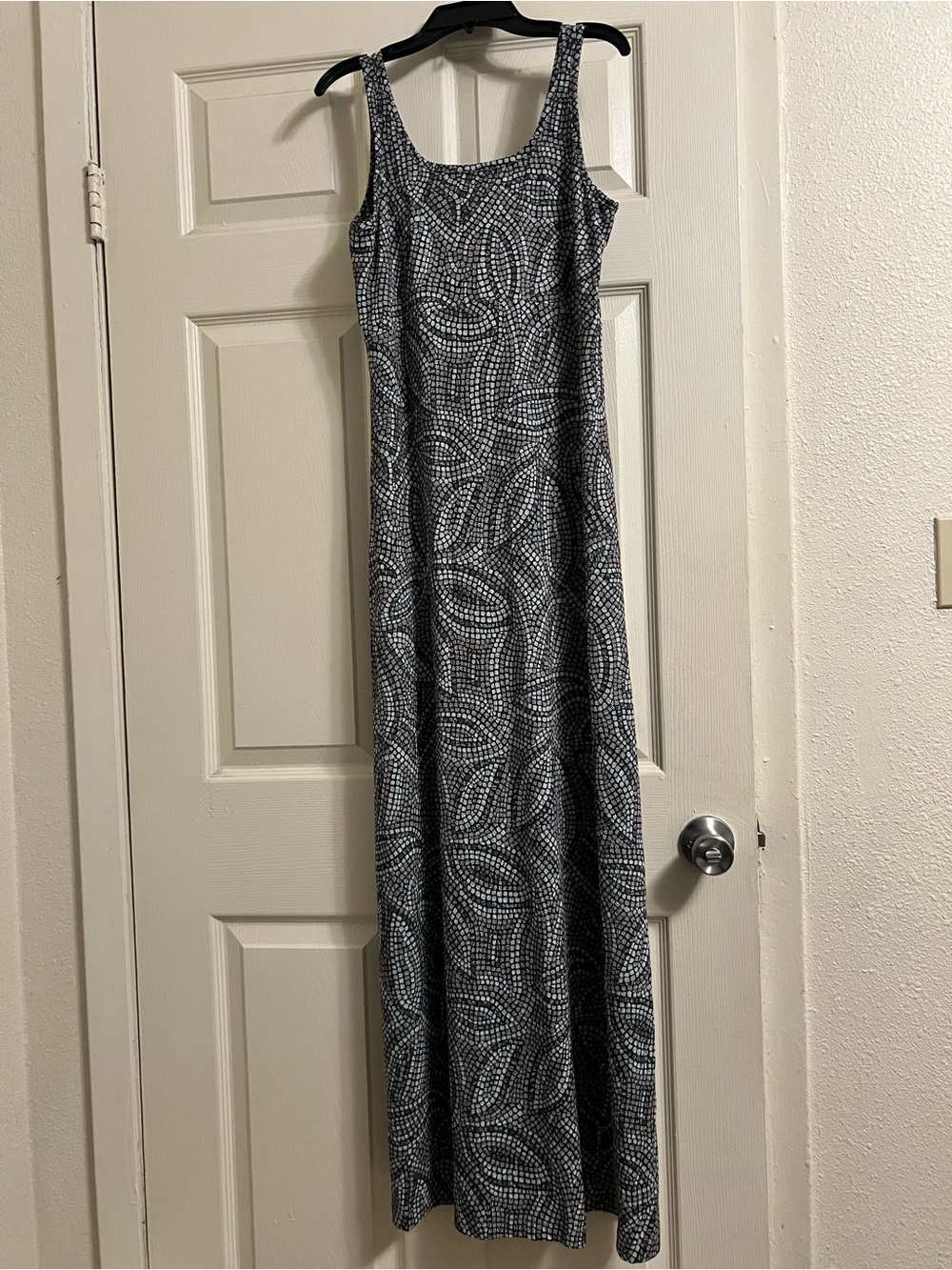 Columbia PFG Freezer Maxi Dress Night Tide Mosaic Size M